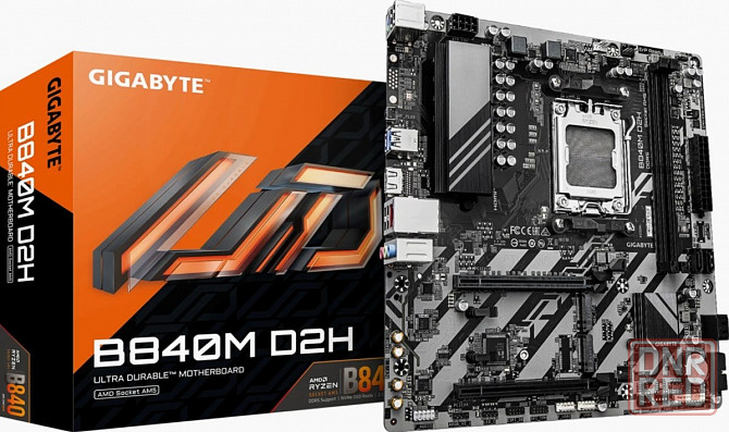 Материнская плата Gigabyte B840m D2h, Socket Am5, Amd B840, Matx, Ret (арт-7789) Макеевка - изображение 1
