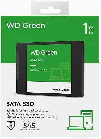Твердотельный накопитель Ssd 1tb Western Digital Green Wds100t3g0a Sata3 2.5 (арт-2378) Макеевка