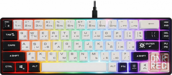 Клавиатура Defender Aris Gk-349, Usb, белый + черный [45349] (арт-1208) Макеевка - изображение 2
