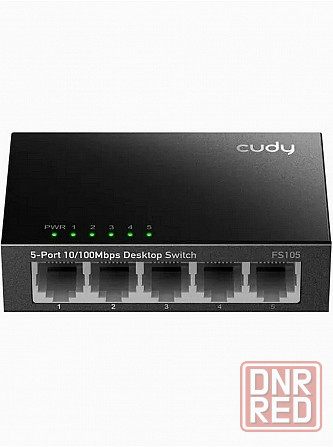 Коммутатор неуправляемый Cudy Fs105, 5 портов Rj45 10/100 мбит/с, металлический корпус (арт-5532) Макеевка - изображение 2