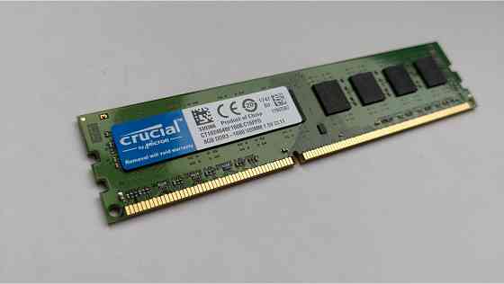 Оперативная память Dimm Ddr3 Crucial 8гб 1600mhz Pc3-12800u (Ct102464bf160b.C16fpd) (арт-7058) Макеевка