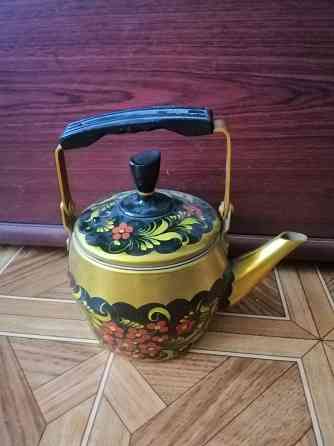 Продам чайник заварник алюминий Хохлома ссср Донецк