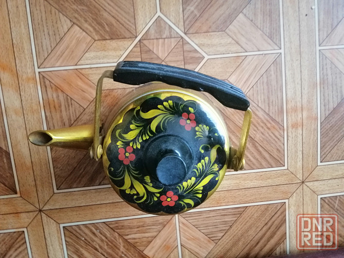 Продам чайник заварник алюминий Хохлома ссср Донецк - изображение 4