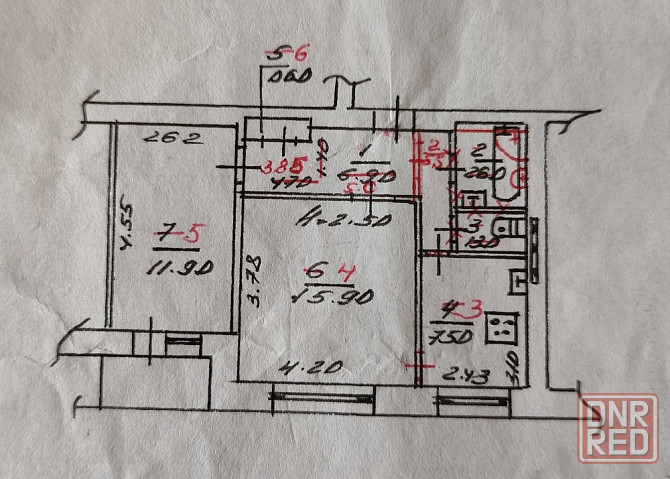 Двухкомнатная на Дзержинского Донецк - изображение 9