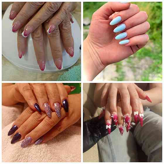 Маникюр, педикюр, наращивание, покрытие гель лаком. Донецк