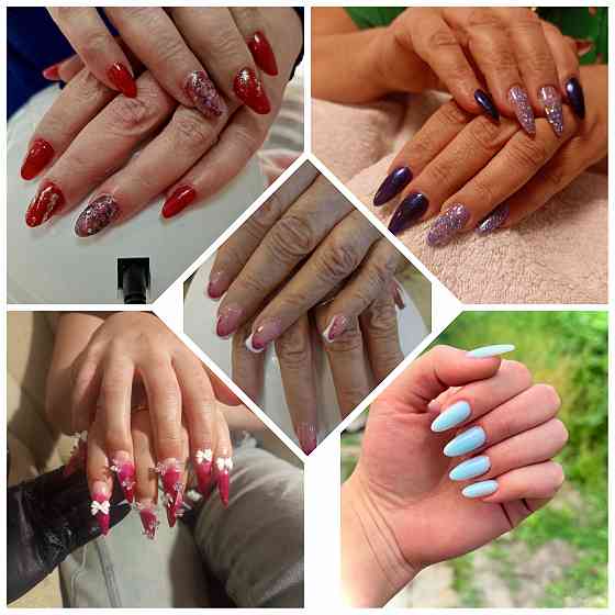 Маникюр, педикюр, наращивание, покрытие гель лаком. Донецк