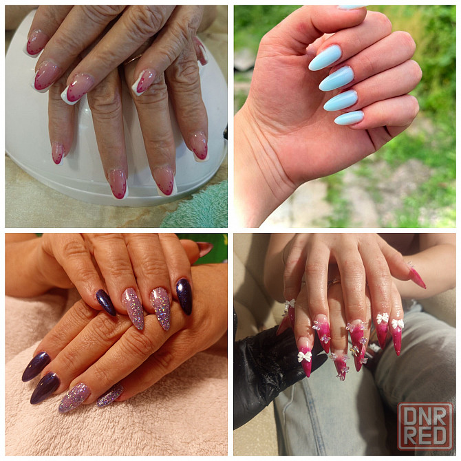 Маникюр, педикюр, наращивание, покрытие гель лаком. Донецк - изображение 2