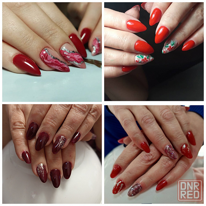 Маникюр, педикюр, наращивание, покрытие гель лаком. Донецк - изображение 1