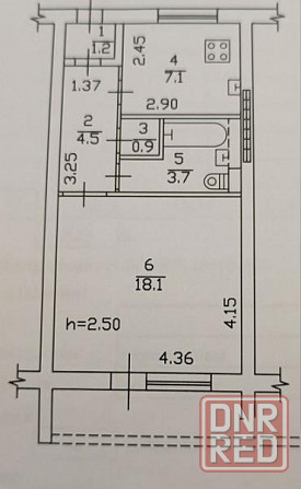 Однокомнатная квартира рядом с парком Гулливер 38м2 Донецк - изображение 1