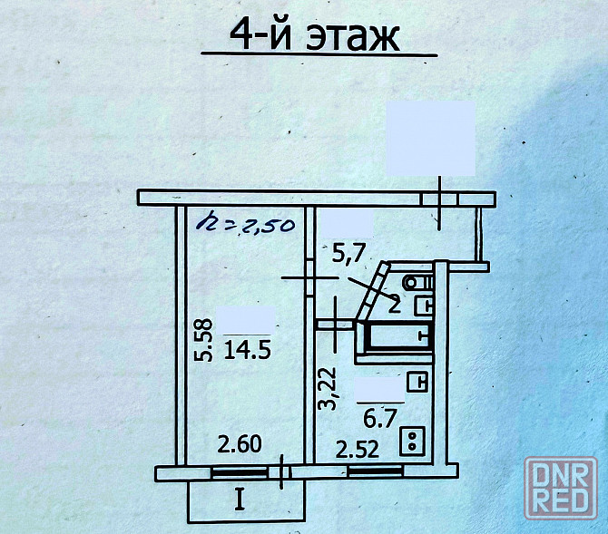 Продам 1 комн. кв., 30 кв.м., 4/5 эт. - Макеевка, кв-л Металлург, Бутовский поворот Макеевка - изображение 6
