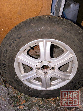Комплект дисков + зимняя резина на Hyundai Tucson 1го поколения (6.5j*16 5*114,3 dia67,1) Донецк - изображение 2