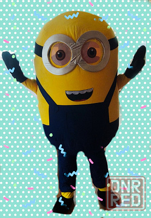 Аренда ростовой куклы "Миньон" Макеевка - изображение 1