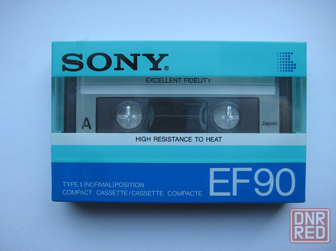 Аудиокассета SONY EF 90 (1985 г) made in japan EU market not 'Imрrovеd' Донецк - изображение 1