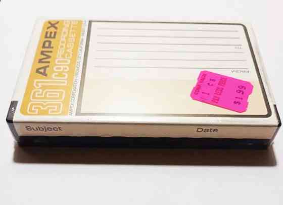 Запечатанная аудиокассета "AMPEX" -361 Донецк