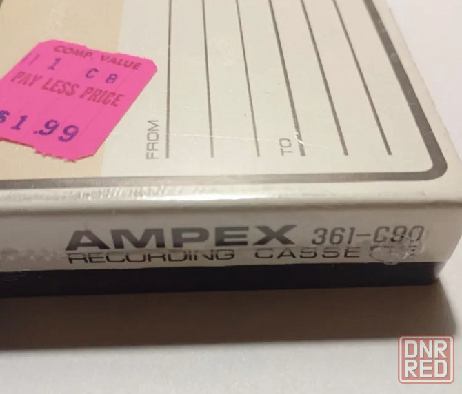 Запечатанная аудиокассета "AMPEX" -361 Донецк - изображение 2