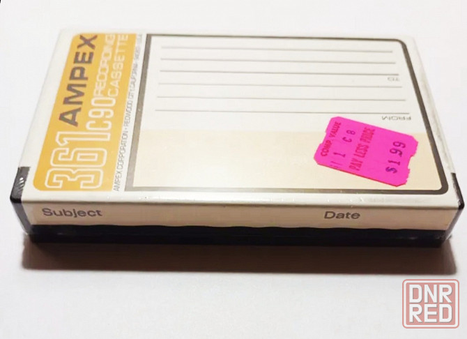 Запечатанная аудиокассета "AMPEX" -361 Донецк - изображение 3