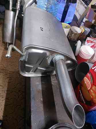 Выхлопная система, глушитель и резонатор Шевроле Лачетти (Chevrolet Lacetti), оригинал, Корея Донецк