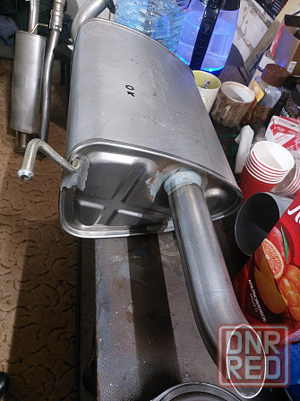 Выхлопная система, глушитель и резонатор Шевроле Лачетти (Chevrolet Lacetti), оригинал, Корея Донецк - изображение 4