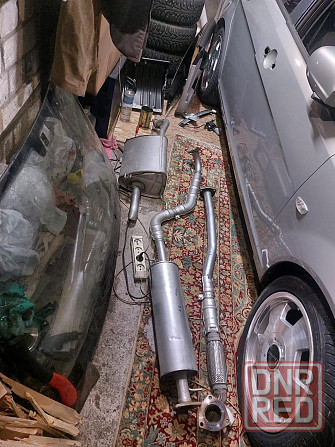 Выхлопная система, глушитель и резонатор Шевроле Лачетти (Chevrolet Lacetti), оригинал, Корея Донецк - изображение 1