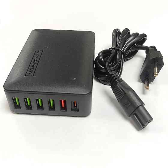 Сетевое зарядное устройство MRMPW H5016 65W, 5xUSB, 1xType-C Донецк