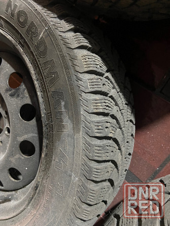Продам зимние шины r14 176/65 5*98на дисках штампах Торез - изображение 3