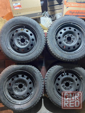 Продам зимние шины r14 176/65 5*98на дисках штампах Торез - изображение 2
