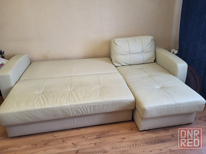 Диван угловой кожаный Донецк - изображение 2