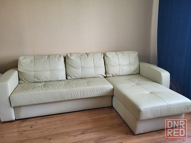 Диван угловой кожаный Донецк - изображение 1