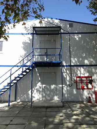 Двухэтажное модульное здание 14000х9600х7100мм Донецк