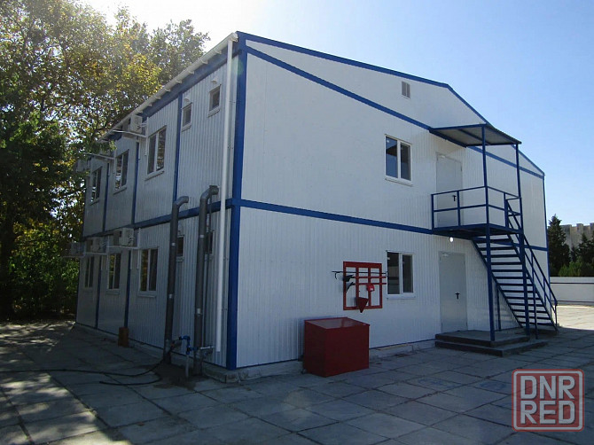 Двухэтажное модульное здание 14000х9600х7100мм Донецк - изображение 2