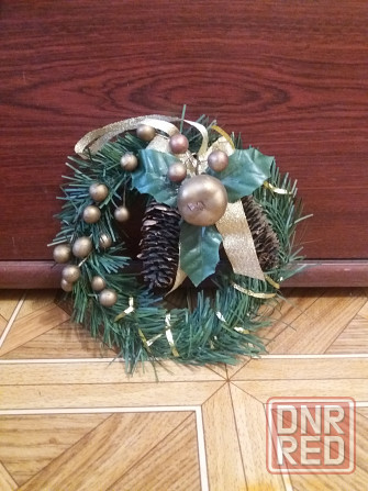 Продам украшение венок новогодний Донецк - изображение 1