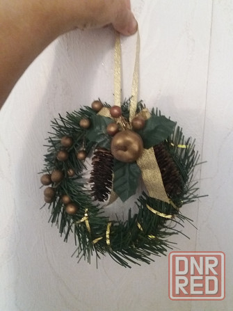 Продам украшение венок новогодний Донецк - изображение 7