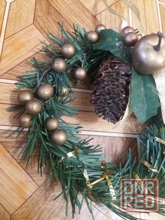 Продам украшение венок новогодний Донецк - изображение 2