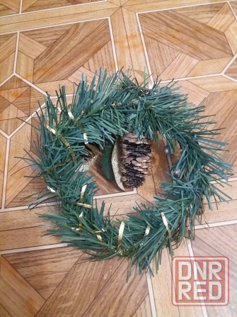 Продам украшение венок новогодний Донецк - изображение 4