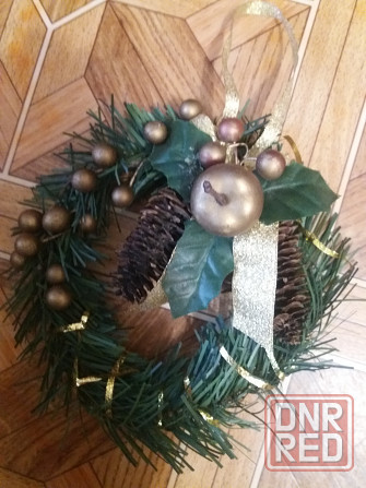 Продам украшение венок новогодний Донецк - изображение 6
