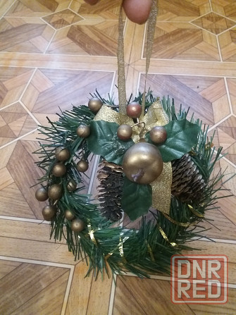 Продам украшение венок новогодний Донецк - изображение 5