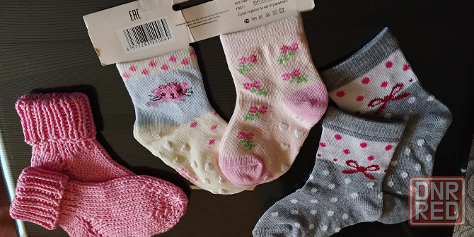 Новые носки. Комплект носочков для малышки. Донецк - изображение 1