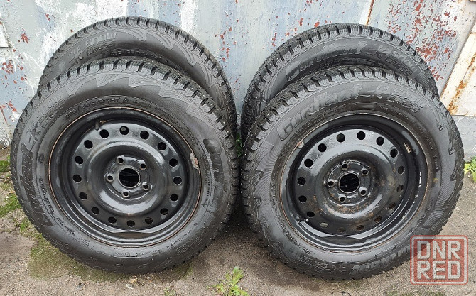 Колеса шипованные б/у с газ 3110. Донецк - изображение 1