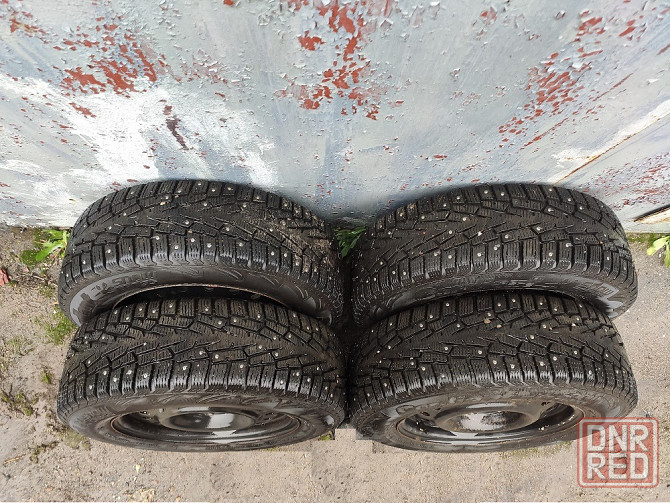 Колеса шипованные б/у с газ 3110. Донецк - изображение 2