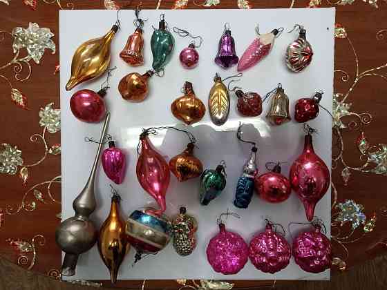 Ёлочные игрушки советского времени 196 штук Донецк