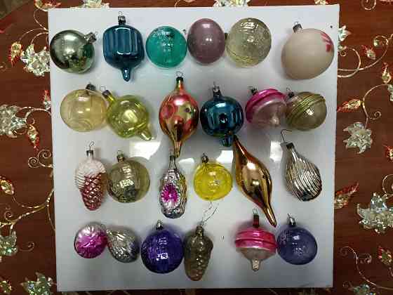 Ёлочные игрушки советского времени 196 штук Донецк