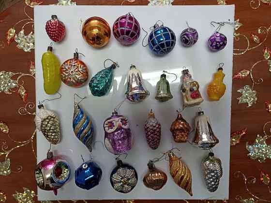 Ёлочные игрушки советского времени 196 штук Донецк