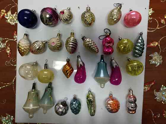 Ёлочные игрушки советского времени 196 штук Донецк