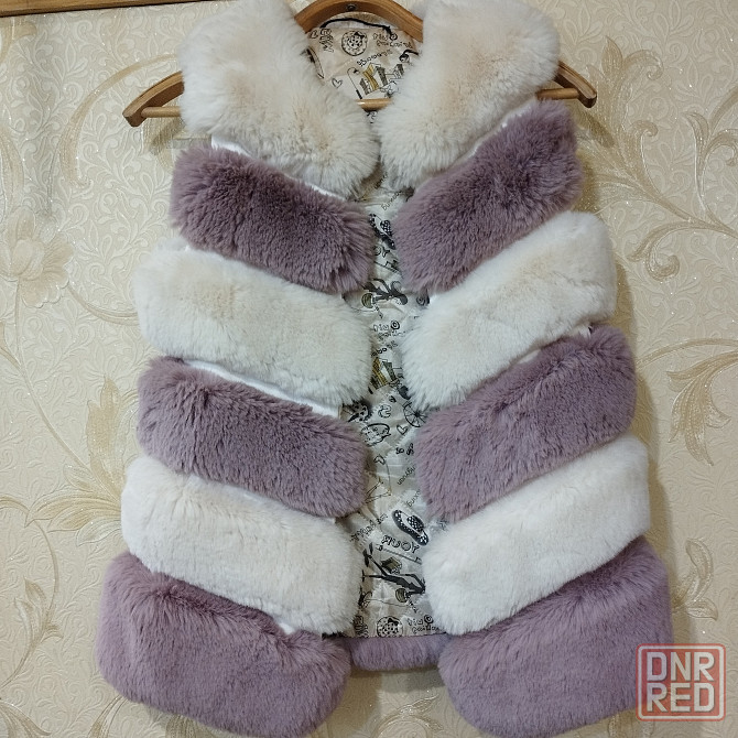 Детская/подростковая меховая жилетка Донецк - изображение 1