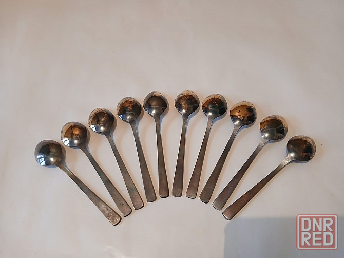 Мельхиоровые чайные кофейные ложки Таллин Донецк - изображение 3