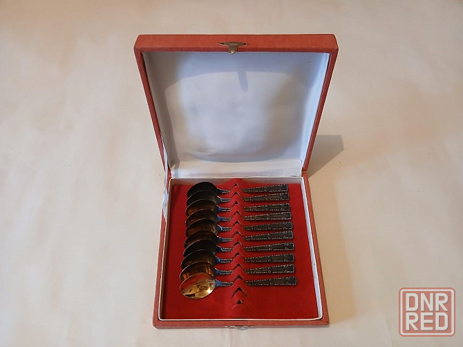 Мельхиоровые чайные кофейные ложки Таллин Донецк - изображение 1