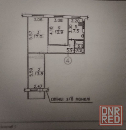 Продается 3х комнатная квартира г. Мариуполь Мариуполь - изображение 1