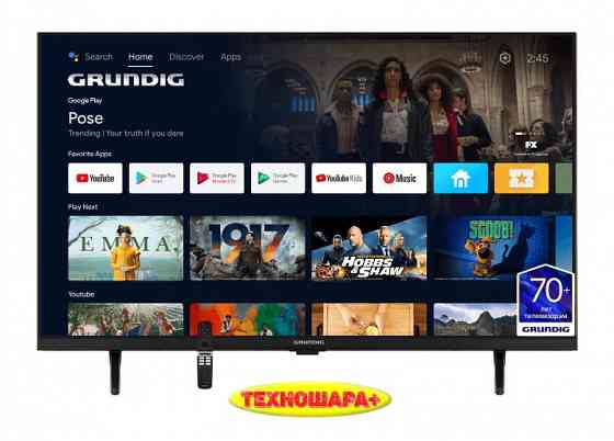 32" тв GRUNDIG 32GHH6500. Smart/Android11|Wi-Fi|Bluetooth|HDR|Голосовой Донецк