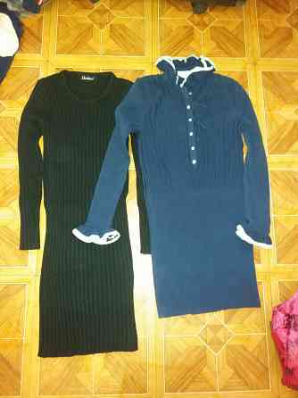 Продам платье тунику синюю рост 150 см Донецк