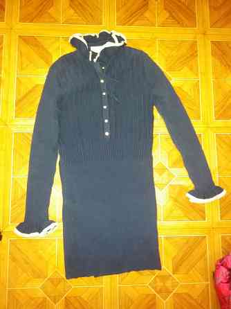 Продам платье тунику синюю рост 150 см Донецк